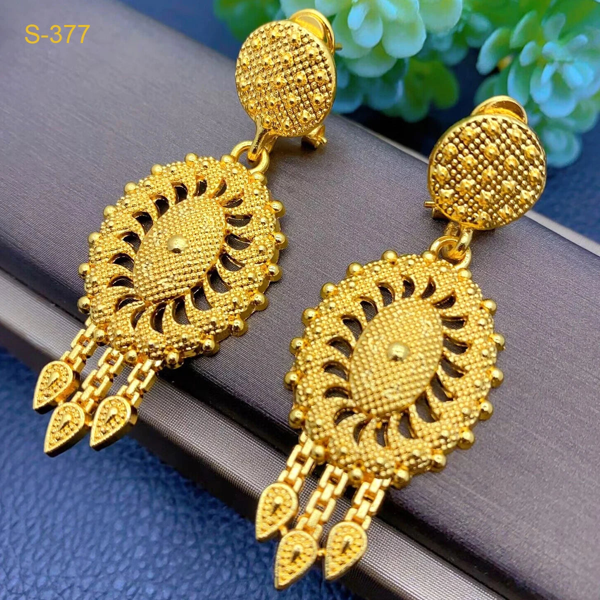 ANIID African Luxury Big Jewelry Set For Women Dubai 24K Gold Color Long Necklace Sets Wedding Party Gifts Wholesale