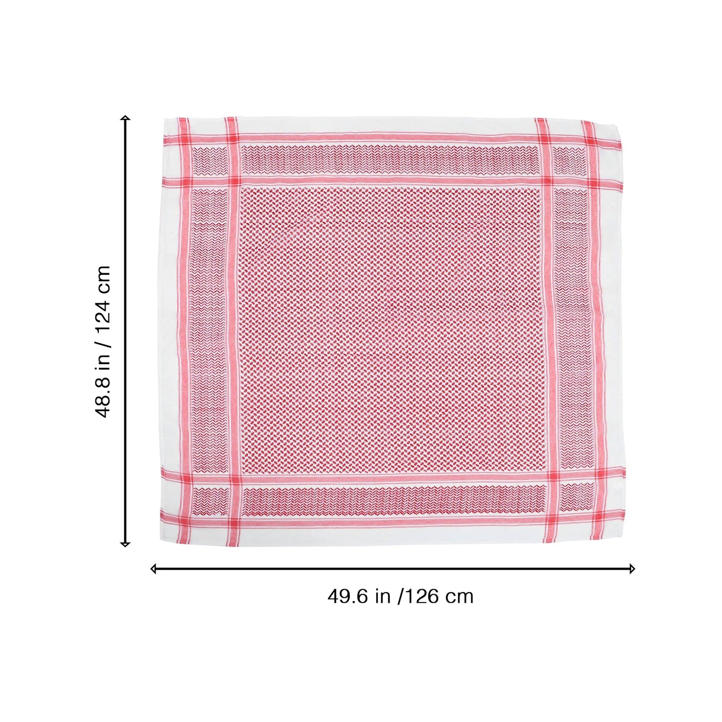 Polyester Men Headscarf Arab Turban Muslim Dubai Scarf Saudi Shawl Hiking Bandana Camping Shemagh Outdoor Accessory Breathing - AMULET RING STORE