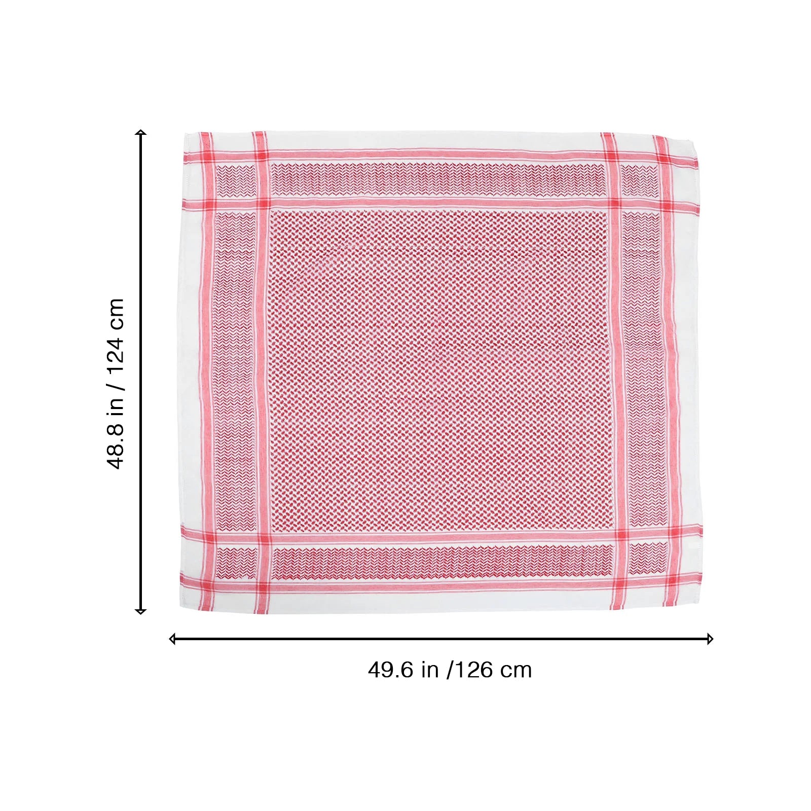 Polyester Men Headscarf Arab Turban Muslim Dubai Scarf Saudi Shawl Hiking Bandana Camping Shemagh Outdoor Accessory Breathing - AMULET RING STORE