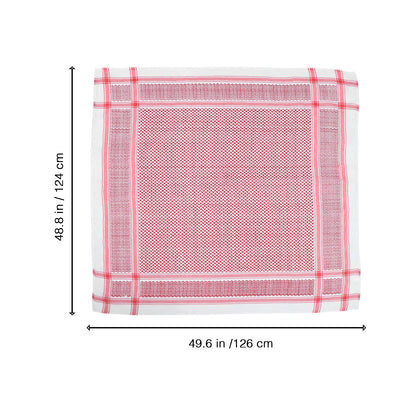 Polyester Men Headscarf Arab Turban Muslim Dubai Scarf Saudi Shawl Hiking Bandana Camping Shemagh Outdoor Accessory Breathing - AMULET RING STORE