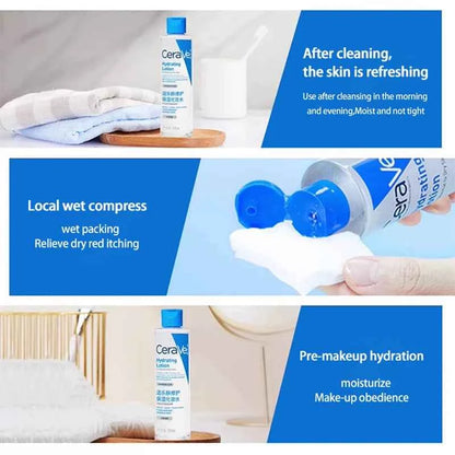 cerave hydrating lotion Barrier Repair Toner Soothing Sensitive Moisturizing 200ml ceramides.hyaluronic acid,niacinamide