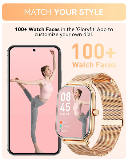 Karchilor 2025 Smartwatch, 1.85 High-Definition Large Screen, Women'S Fitness Tracker, Men'S Ip68 Waterproof, Sports Watch