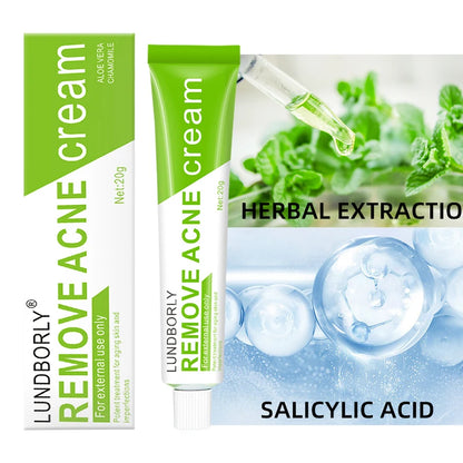 LUNDBORLY Acne Care Cream with Natural Herbal Extracts Helps Soothe Skin Improve Skin Texture and Keep Skin Smooth and Radiant - AMULET RING STORE