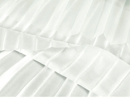 2023 Summer Tulle Mesh Gradient Skirt High-end High Waist Long Skirt Elegant Evening Party Sexy A-line Pleated Skirts Women Boho