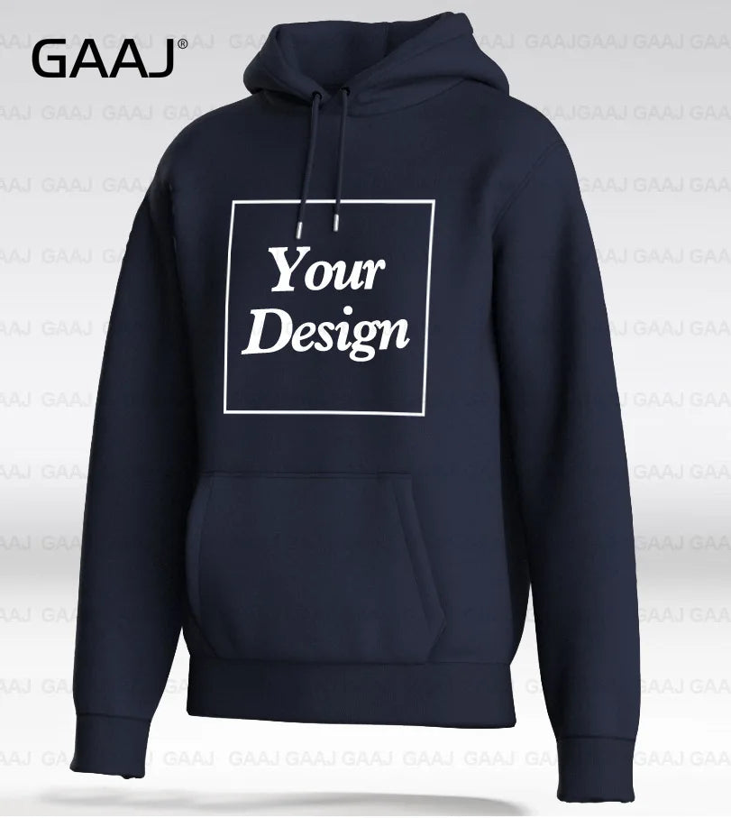 Premium Custom Cotton Hoodie Men Women,Customize Print Hoody Sweatshirt,Diy Your Own Design Photo Logo Pullover,Famliy Team Gift