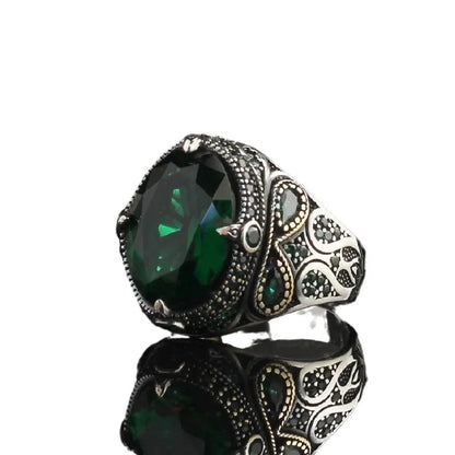 New Creative Cat's Eye Alloy Casting Rings for Men Europe and America Gothic Rock All-around Eyeball Simple Jewelry Accessories