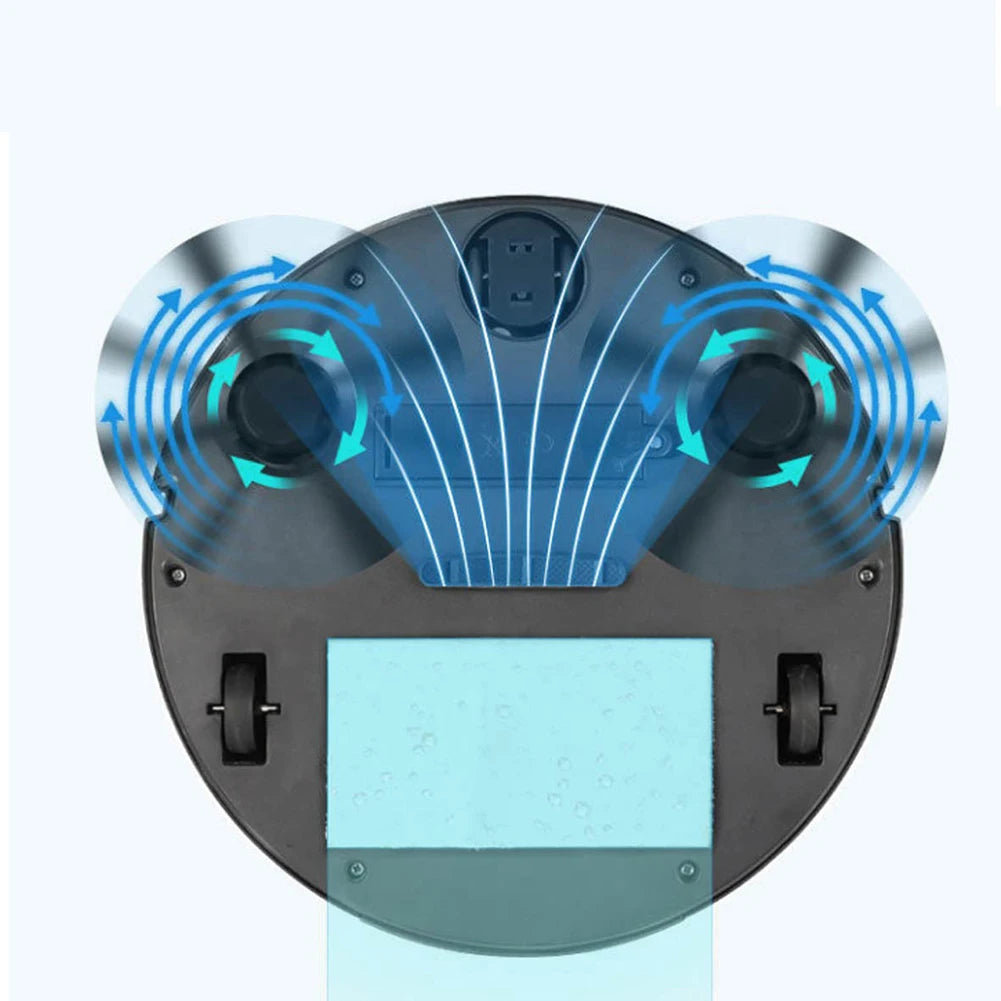 Intelligent Sweeping Robot with Long Battery Life Low Noise Design Compact House Cleaning Machine for Hard Floor and Pet Hair - AMULET RING STORE