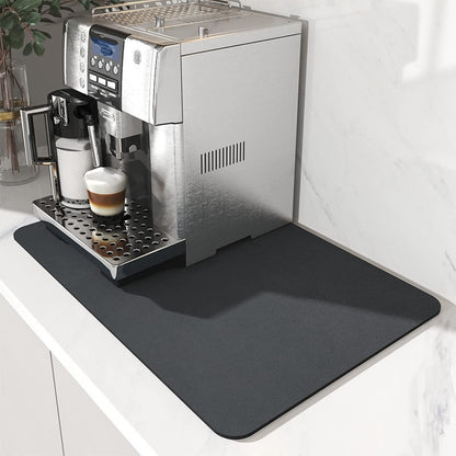 Large Kitchen Super Absorbent Mat Coffee Dish Draining Mat Drying Mat Quick Dry Bathroom Drain Pad Kitchen Faucet Placemat - AMULET RING STORE