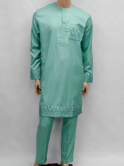 Arabian Jubba Thobe Ramadan Clothing Abaya Muslim Islamic Moroccan African Men's Nice Prayer Eid Robe Long Sleeve Embroidery