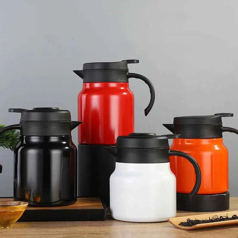 Smart LED Thermos 316 Stainless Steel Insulation Braising Teapot Large Capacity Hot Water Bottle Separating Coffee Vacuum Flask