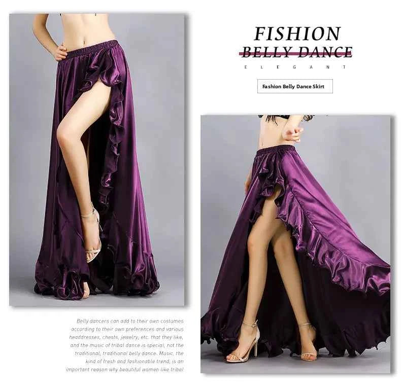 Sexy Belly Dance Skirt Bot f Skirt New Sle Spring Summer Large Swing Beginner Eastern Dance Practice Long Skirt