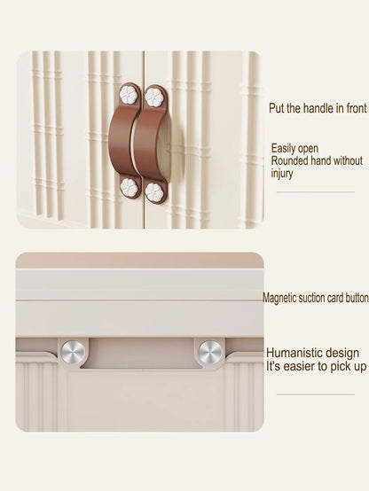 Multifunction Dustproof Wardrobe Large Capacity Folding Storage Cabinet Sundries Storage Box - AMULET RING STORE
