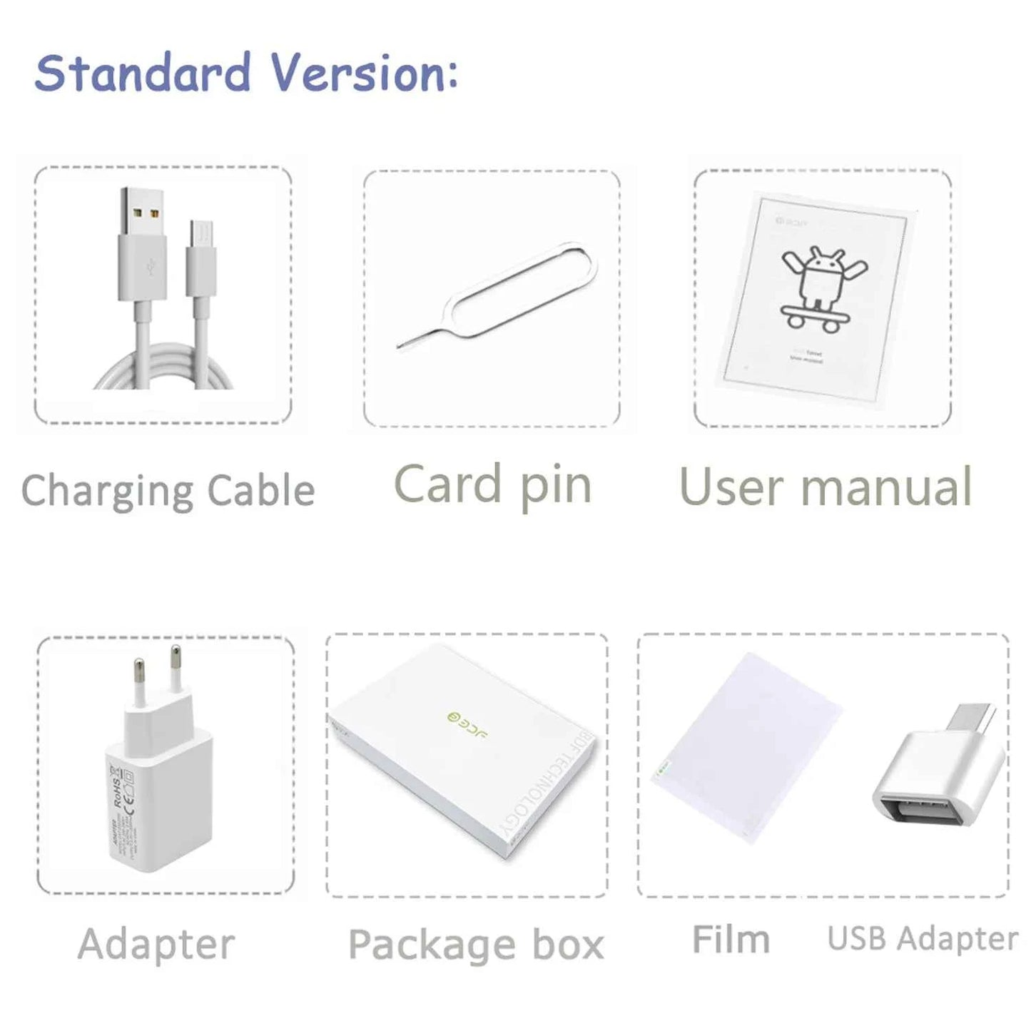 2025 New Upgraded Pad Pro 10.1 Inch Tablets Octa Core 4GB+64GB ROM Google Play Dual SIM Cards Wifi Phone Call Tablet Pc 6000mAh