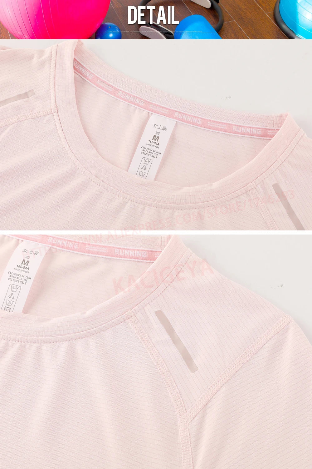 Women Print Running Short Sleeve Slim Elastic Yoga Breathable Mesh Tshirt Female Jogging Training Fashion Solid Fitness Tee - AMULET RING STORE