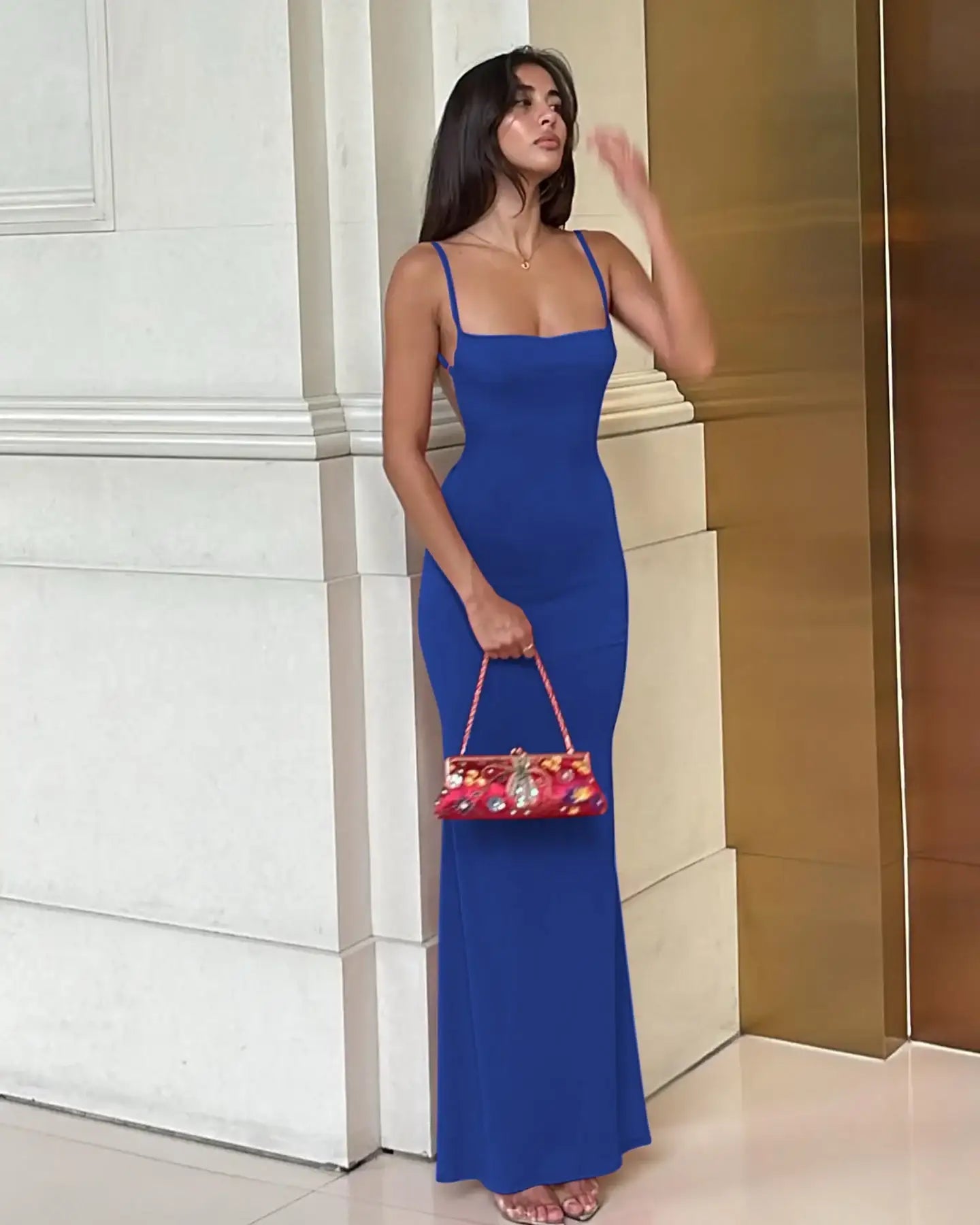 Dulzura Women Party Club Evening Streetwear Birthday Bodycon Long Dress 2025 Summer Clothes Wholesale Items For Business D321165 - AMULET RING STORE