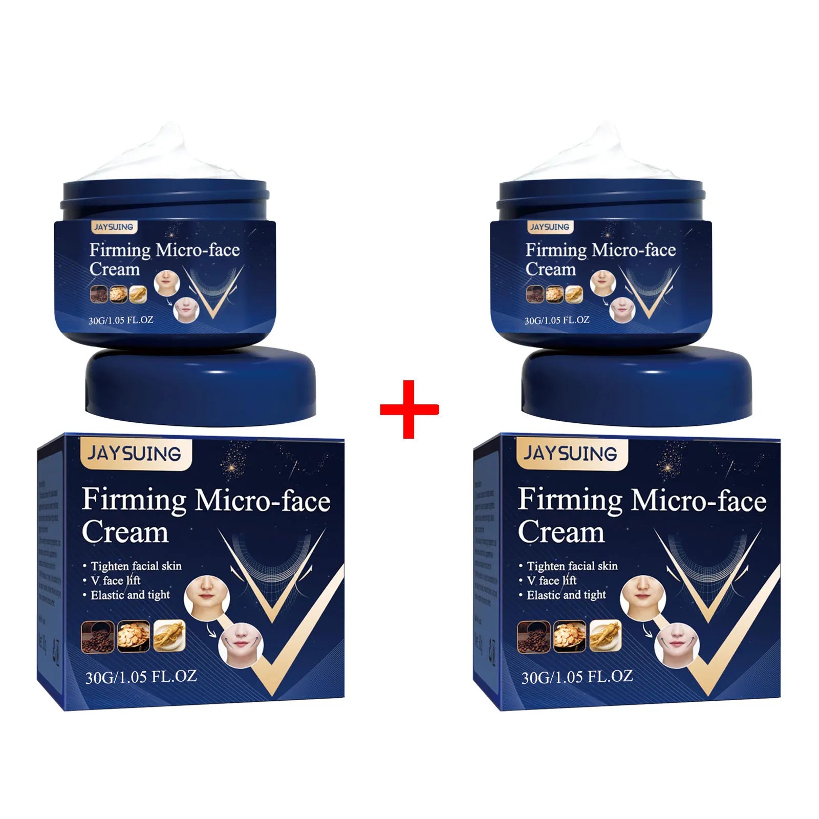 Jaysuing Anti Wrinkle Face Cream Moisturizer Nourishing Skin Improve Puffiness Anti-agi-ng Fade Fine Lines V Face Firming Cream - AMULET RING STORE