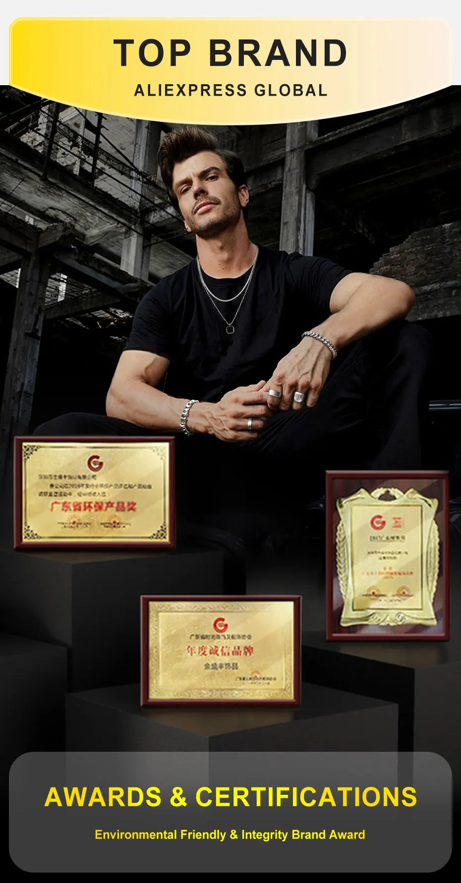 Vnox Volcanic Stone Bead Necklace for Men, Adjustable Stainless Steel Beaded Collar Chokers, Link Chain Jewelry Gift for Him New