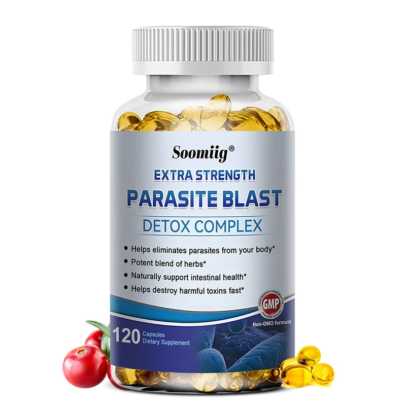 Parasite Blast - Bowel Cleansing Supplement, Digestive Health, Immune Health, Parasite Removal, and Improve Digestion - AMULET RING STORE