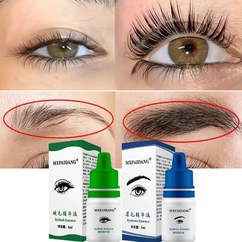 Fast Eyebrow Growth Serum Eyelash Hair Growth Anti Hairs Loss Product Prevent Baldness Fuller Thicker Lengthening Eyebrow Makeup - AMULET RING STORE