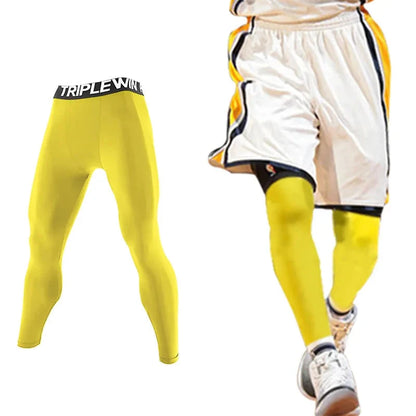 Men Women Kid Children Running Long Tights GYM Pocket Pants Basketball Football Soccer Fitness Exercise Sport Hiking Leggings 12