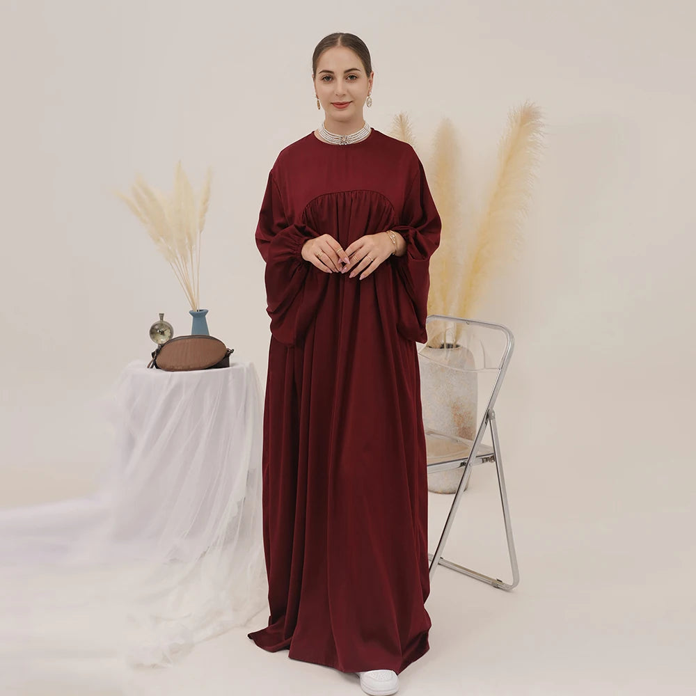 Plain Muslim Abaya Long Dress - Islamic Clothing - AMULET RING STORE