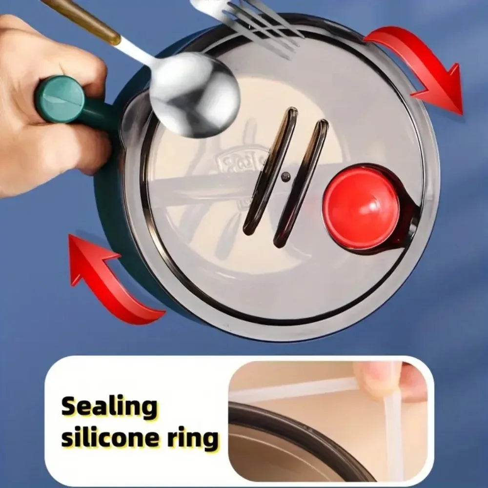 Ramen Bowl, Lunch Container,1000ml Large Thai Soup Bowls, Tableware with Phone Stand, Cereal Bowls for Home, Kitchen, Camping, - AMULET RING STORE