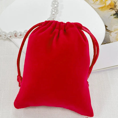 16Colors Jewelry Suede Polyster Nylon Drawstring Vevet Bag Earring Necklace Bracelet Packaging Storage Bag Gift Add Logo - AMULET RING STORE