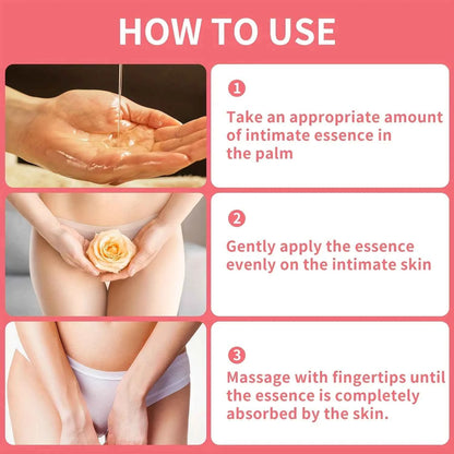 Intimate Firming Serum, Rich in Rose Extracts, Collagen and Glycerin, Rapidly Absorbs with Skin,Hypoallergenic for All Skin Type