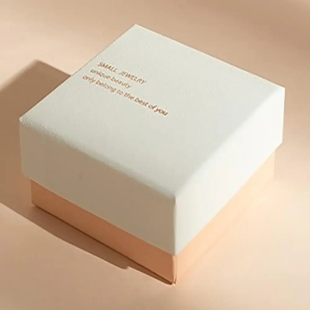 Simple Jewelry Box Earnail Ring Bracelet Necklace Gray Black Paper Jewelry Display Case Jewelry Organizer Box - AMULET RING STORE