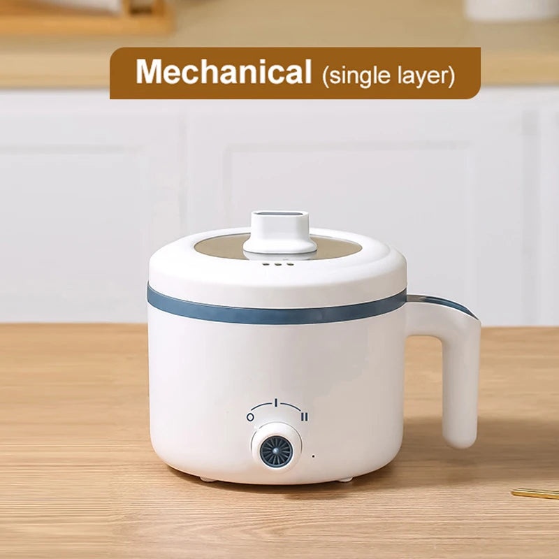 Electric Rice Cooker Multicooker Multifunction Pot Mini Hotpot Pan Soup Home Appliances for The Kitchen Pots Offers 1-2 People - AMULET RING STORE