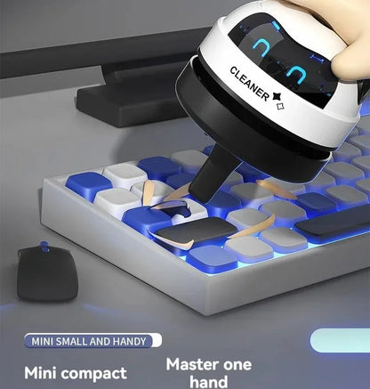 Table Vacuum Cleaner Mini Desktop Dust Vacuum With Detachable Nozzle USB Rechargeable Wireless Car Vacuum Cleaner Cleaning Tools - AMULET RING STORE