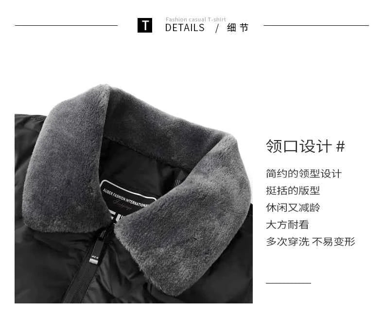 2024 Winter jackets men high quality fashion Warm Jacket Casual thicken Parkas Men's Winter Jackets Warm coat male size L-5XL