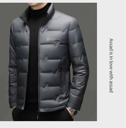 Winter Down Jacket 2026 Light Luxury Brand Men's Coat 90% White Duck Down Lining Outdoor Leisure Sports Men's Jacket
