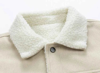 Men's Jackets and Coats Fashion Warm Corduroy Thick Coats 2024 Winter Fashion Men's Coats Down Jackets Men's Cotton Clothing