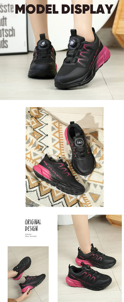 New women's anti-puncture anti-smash breathable fashion safety protection shoes - AMULET RING STORE