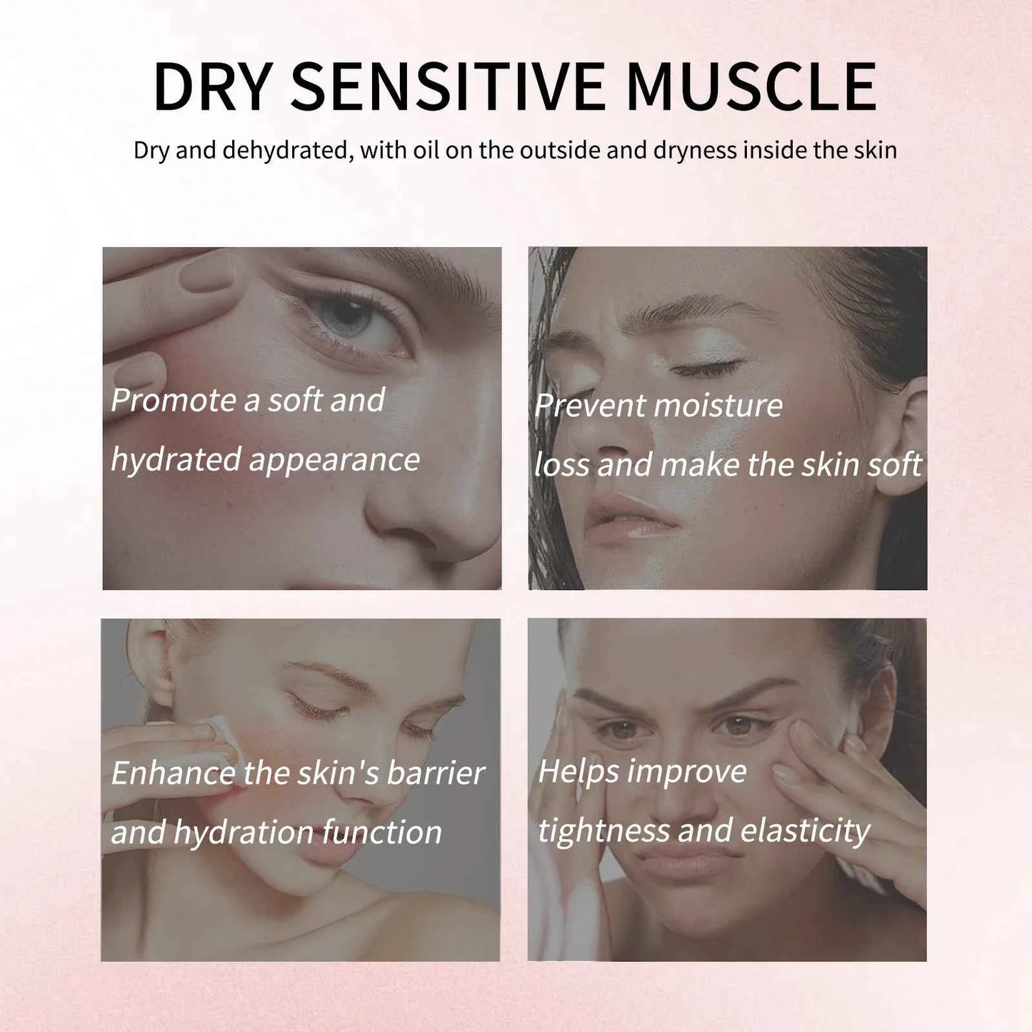 DIMOT Collagen Jelly Cream Niacinamide Tightening Soothing Moisturizing Anti-Aging Firmness Hydration Skincare Face Gel 100ml