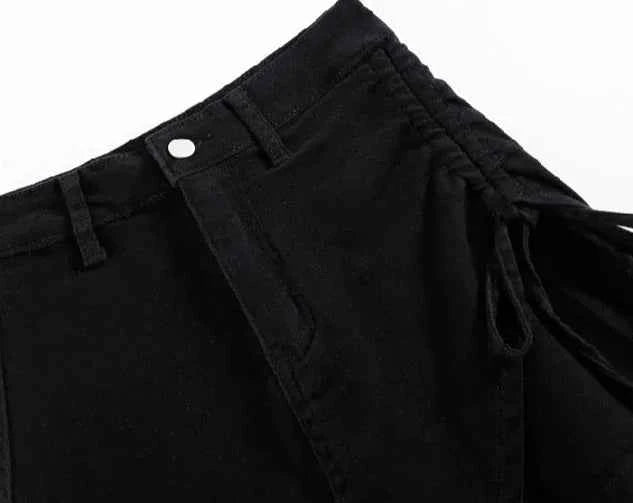 Sexy Culotte Denim Shorts for Women New In Jorts Y2k Harajuku Korean Style Youthful 2000s Clothes Classic Short Jean Pants Woman