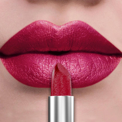 21Colors Bold & Intense Glitter Shiny Metallic Lipstick Pearlescent Lip Tint,Long Lasting Lip Senior Matte Lip Makeup Gifts for - AMULET RING STORE