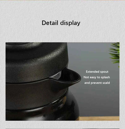 Smart LED Thermos 316 Stainless Steel Insulation Braising Teapot Large Capacity Hot Water Bottle Separating Coffee Vacuum Flask