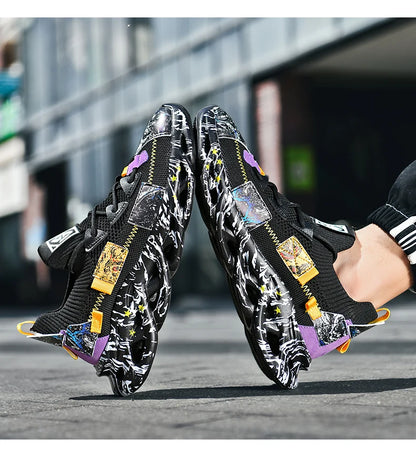 Shoes men Sneakers Male casual Mens Shoes tenis Luxury shoes Trainer Race Breathable Shoes fashion loafers running Shoes for men - AMULET RING STORE