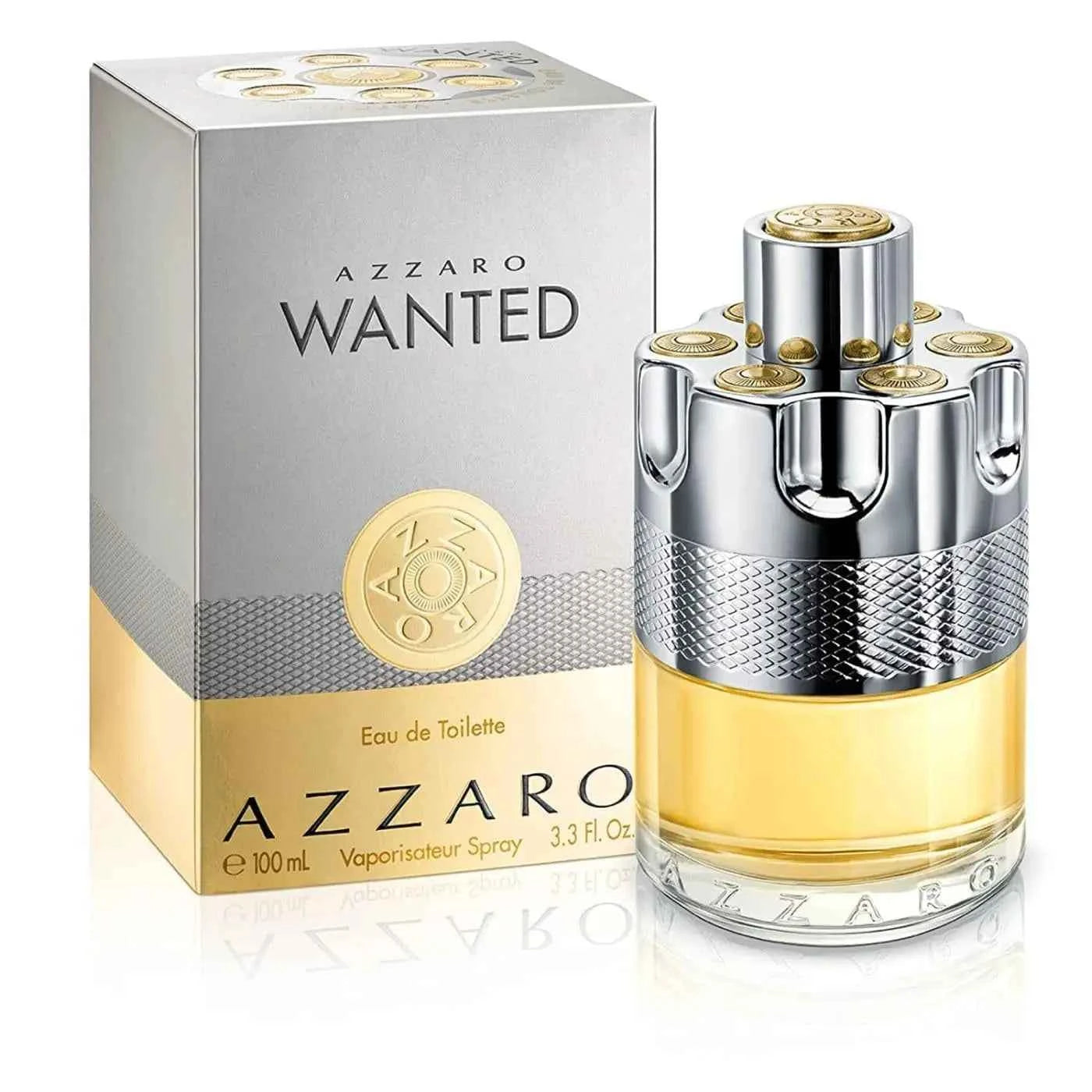 Azzaro Wanted Eau De Toilette - Vibrant & Irresistible Mens Cologne - Woody, Vetiver - Everyday Wear - Luxury Perfumes for Men