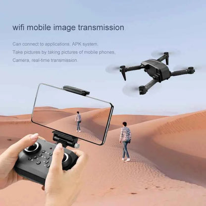 XT6 Mini Foldable Drone with 4K HD Camera, WiFi FPV, and Altitude Hold
