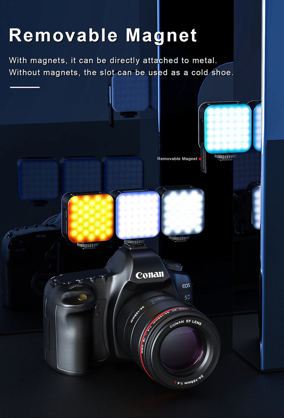 MAMEN Professional DSLR Camera Microphone Shotgun Microfone Cardioid Pickup for Canon Nikon Sony Mobile Phone Vlog Recording