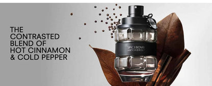 Viktor&Rolf - Spicebomb Eau De Toilette - Woody & Spicy - Cologne for Men - with Notes of Citrus & Tobacco Valentine Perfume