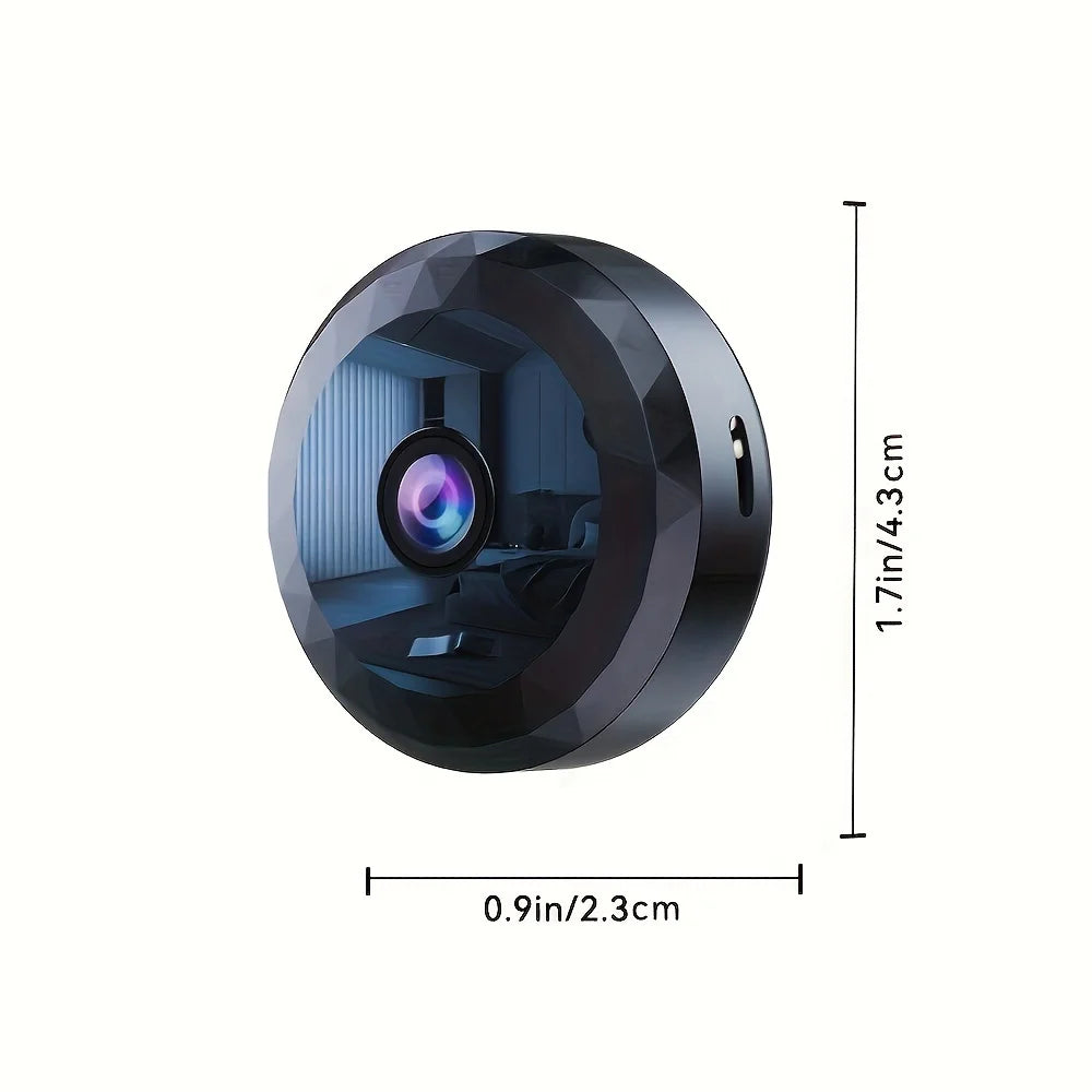 Wireless Mini WiFi Security Camera with Night Vision Motion Detection Rechargeable Battery Easy to Mount & App-Controlled - AMULET RING STORE