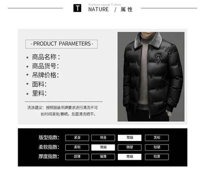 2024 Winter jackets men high quality fashion Warm Jacket Casual thicken Parkas Men's Winter Jackets Warm coat male size L-5XL