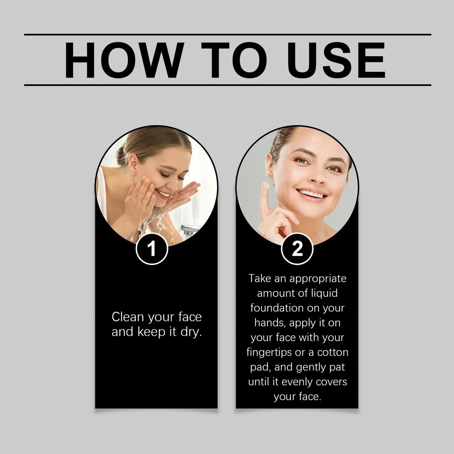 50ML Liquid Foundation CC Cream Matte Full Coverage Moisturizing Brightening Concealer BB Cream Oil Control Makeup Cosmetics - AMULET RING STORE