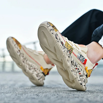 Shoes men Sneakers Male casual Mens Shoes tenis Luxury shoes Trainer Race Breathable Shoes fashion loafers running Shoes for men - AMULET RING STORE