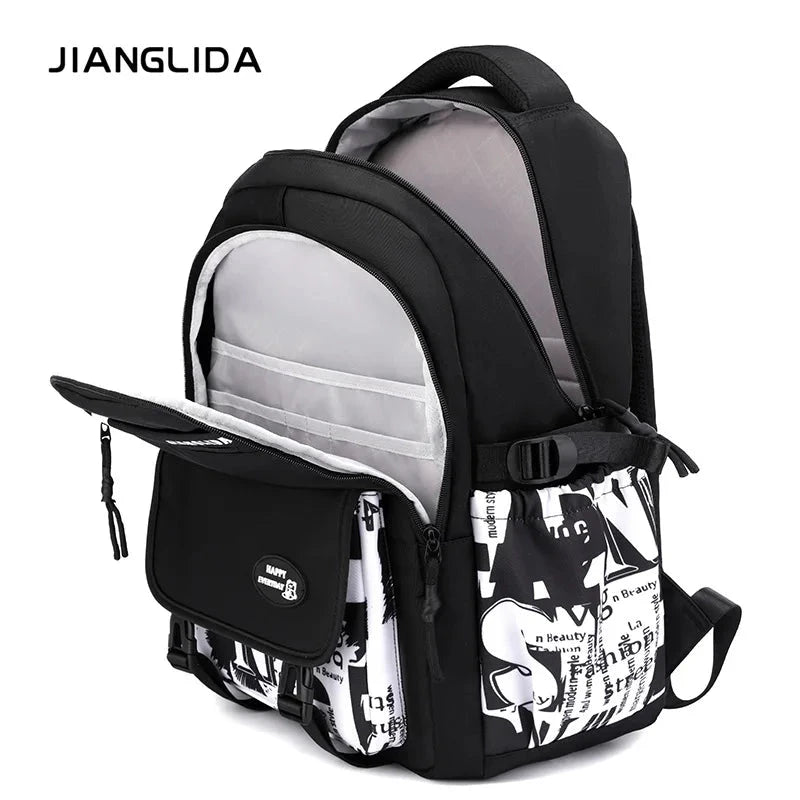 NEW Children Orthopedics School Bags Kids Backpack In Primary Schoolbag For Teenager Boys Waterproof Backpacks Book Bag mochila