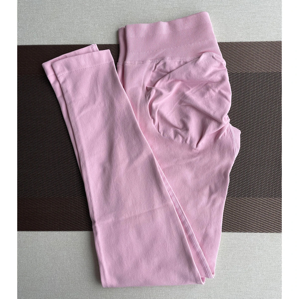 TKITK Leggings Women Seamless Sports Yoga Pants Low Ribbed Band Gym clothes Fitness Workout wear Scrunch Bum Tights - AMULET RING STORE